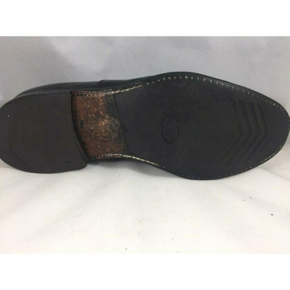 Johnston Murphy Mens 8.5   8/C  Leather Lace Up Black Dress Shoes - Picture 10 of 11